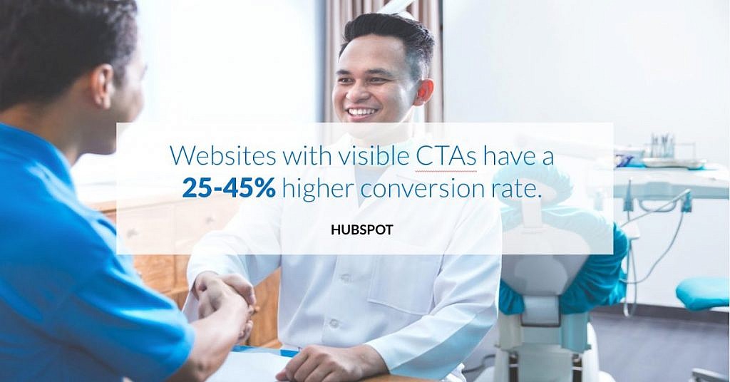 Websites with Visable CTAs have a 25-45% Higher Conversion Rate